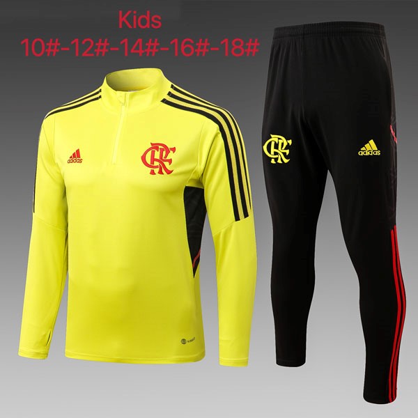 Ninos Chandal Flamengo 2022/23 Amarillo Negro